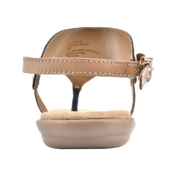 JOURNEE COLLECTION Womens Navy Cushioned London Slip On Thong Sandals 6 M - Picture 2 of 4